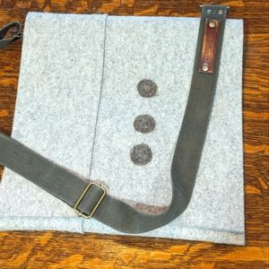 Julia Hilbrandt 100% Wool Felt Crossbody bag